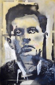 Ludwig-Wittgenstein-Babenko-Belgium-120x80cm-oil-stencil-paint